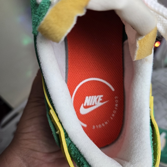 Nike Wmns Waffle Debut Vintage 'Stadium Green Opti Yellow' Size 8.5 - Picture 4 of 6